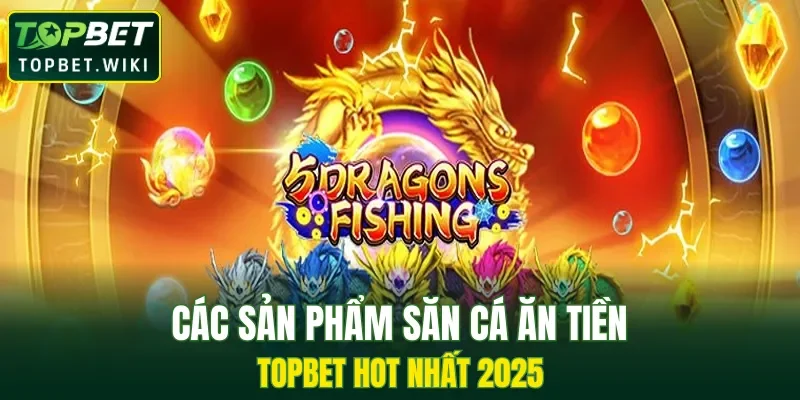 Các sản phẩm săn cá ăn tiền TOPBET hot nhất 2025